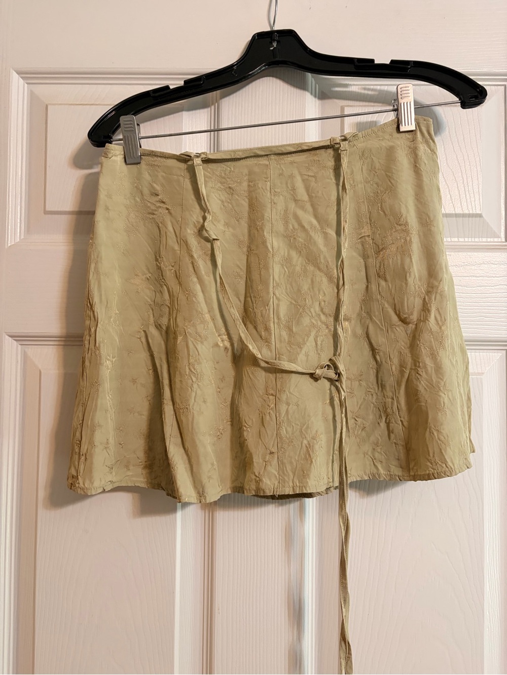 Satin Mini Skirt